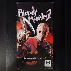 Vintage Y2K Bloody Murder 2 VHS Horror Movie